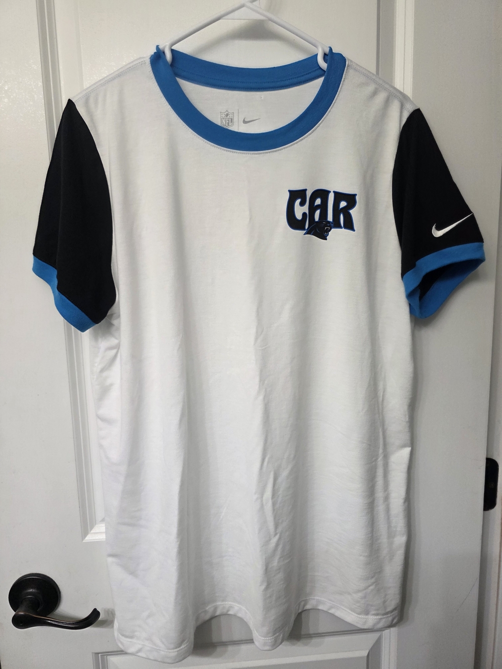 NFL White, Black & Blue Short-Sleeve Team Tee